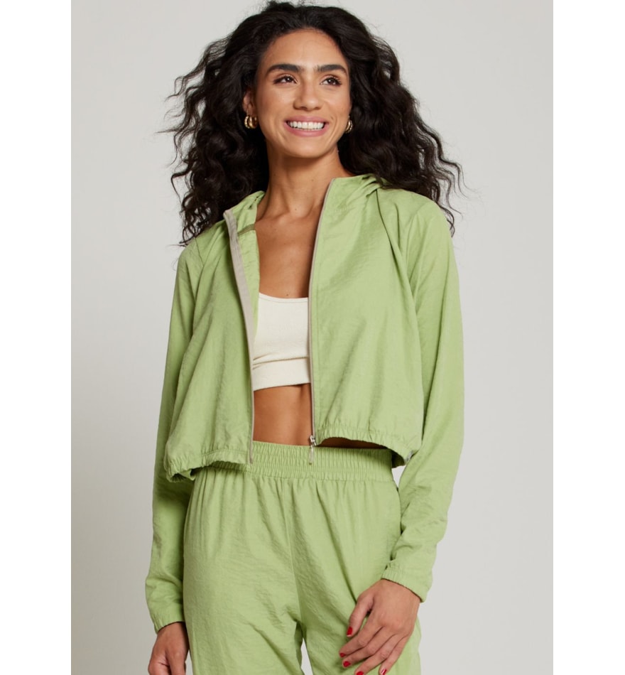 JAQUETA ESPORTIVA MORNING VERDE MATCHA JAQUETA ESPORTIVA MORNING VERDE MATCHA