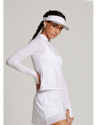 JAQUETA ESPORTIVA WELNESS BRANCO JAQUETA ESPORTIVA WELNESS BRANCO