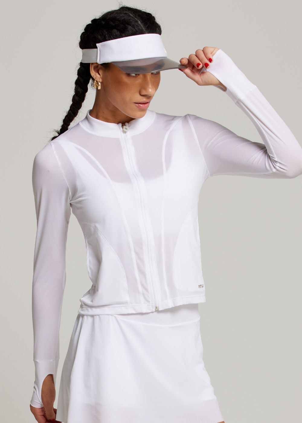 JAQUETA ESPORTIVA WELNESS BRANCO - FITLI