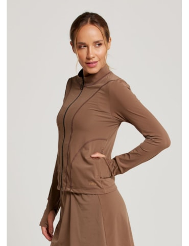 JAQUETA  ESPORTIVA WELNESS MARROM