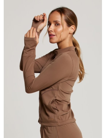 JAQUETA  ESPORTIVA WELNESS MARROM