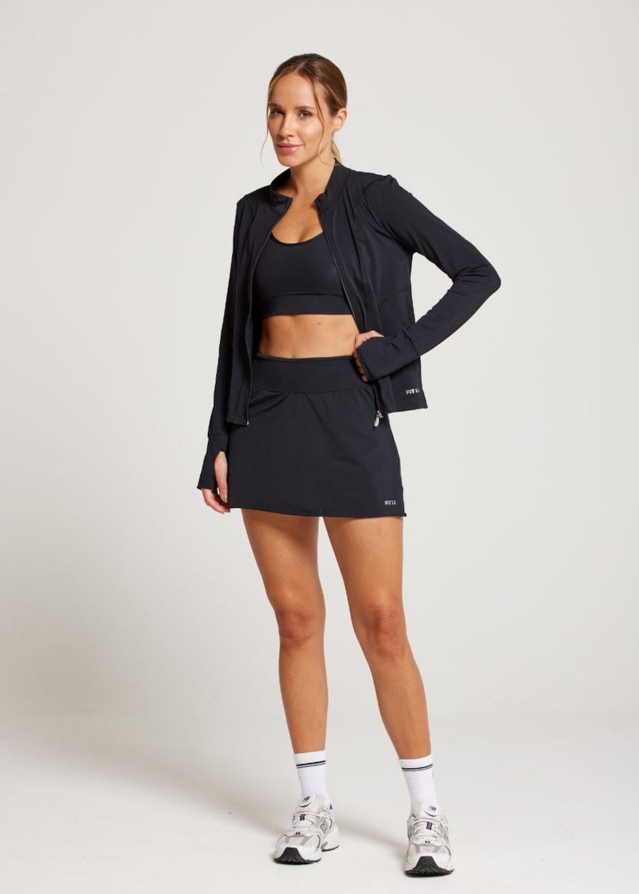 JAQUETA  ESPORTIVA WELNESS PRETO