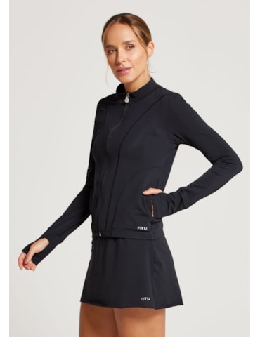 JAQUETA  ESPORTIVA WELNESS PRETO