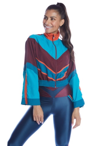 JAQUETA ESTELAR AZUL PETRÓLEO / VINHO