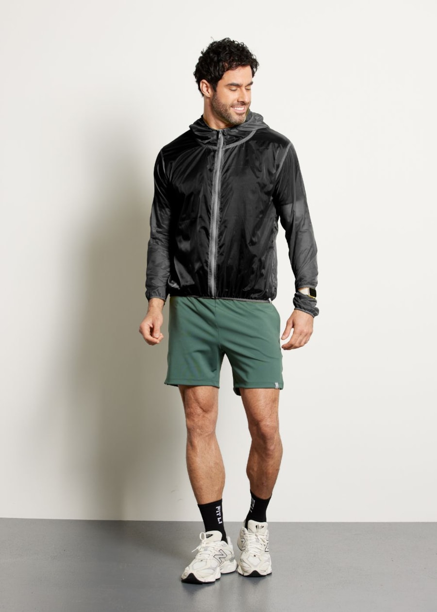 JAQUETA MASCULINA CORTA VENTO PACE PRETO