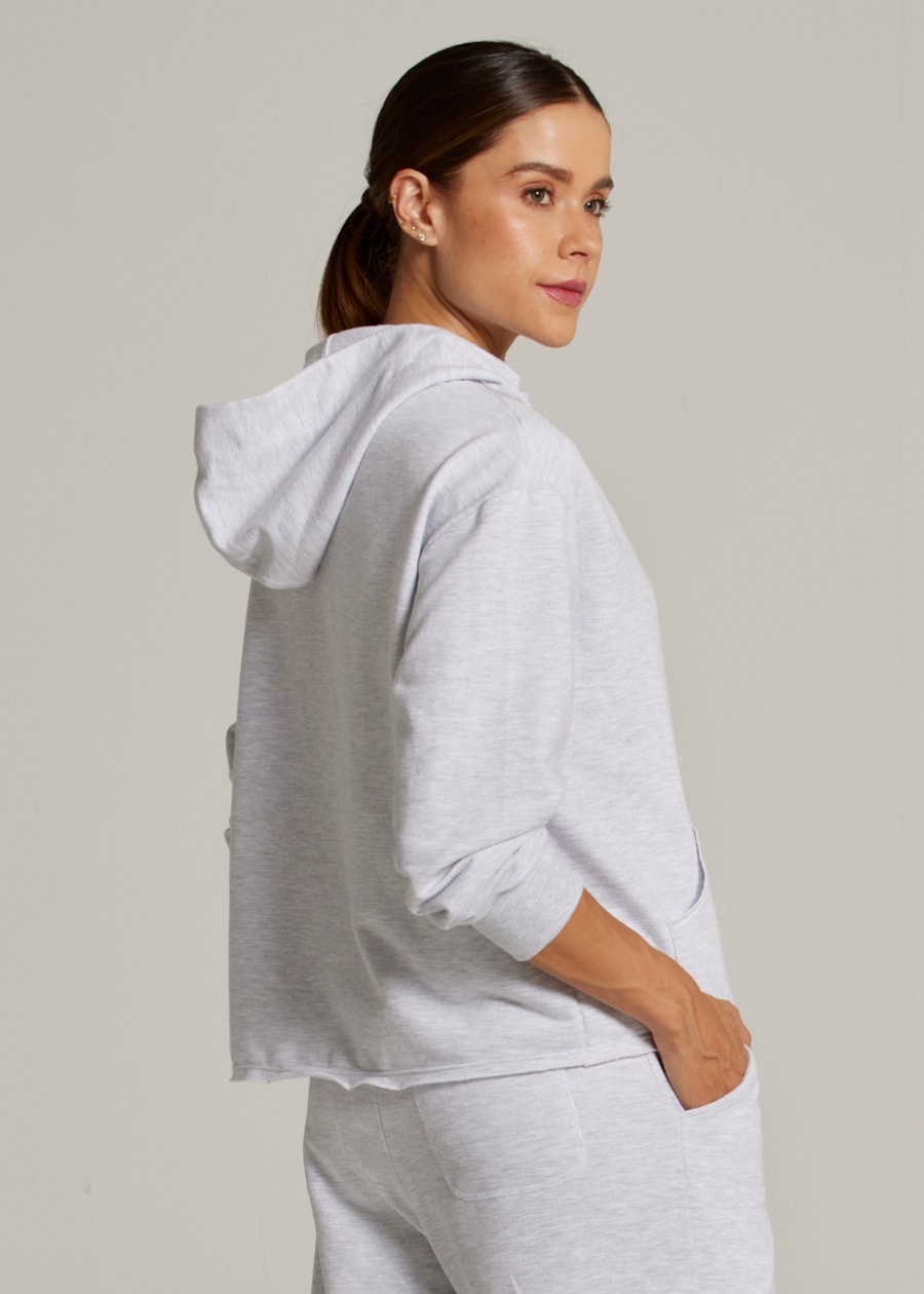 JAQUETA MOLETOM SPORTY - MESCLA