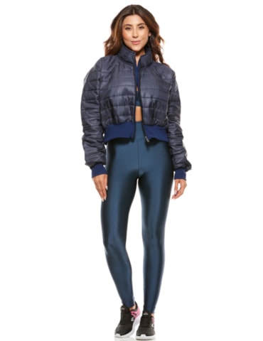 JAQUETA PUFFER AZUL MARINHO JAQUETA PUFFER AZUL MARINHO
