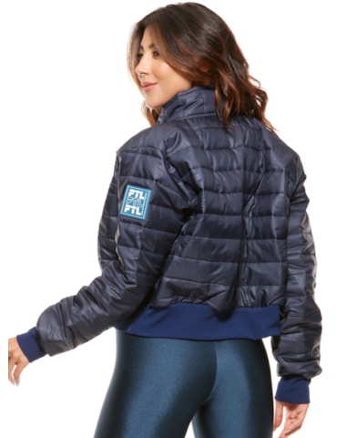 JAQUETA PUFFER AZUL MARINHO JAQUETA PUFFER AZUL MARINHO