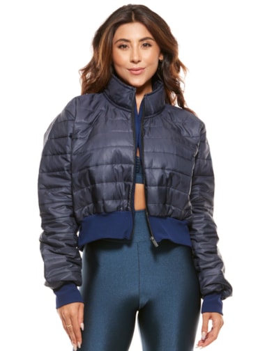 JAQUETA PUFFER AZUL MARINHO