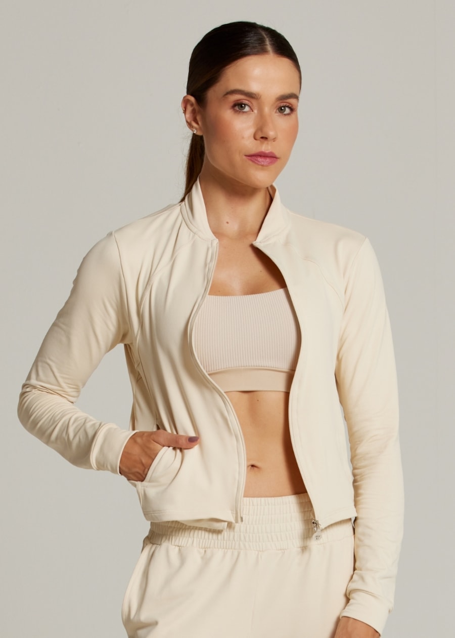 JAQUETA SLIM ALWAYS - OFF WHITE