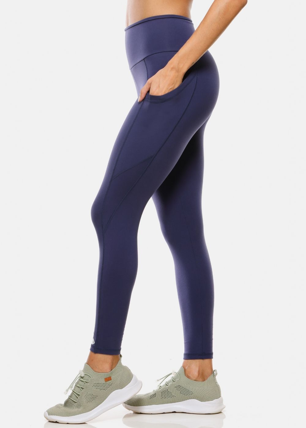 Legging 7/8 Com Bolso Marinho