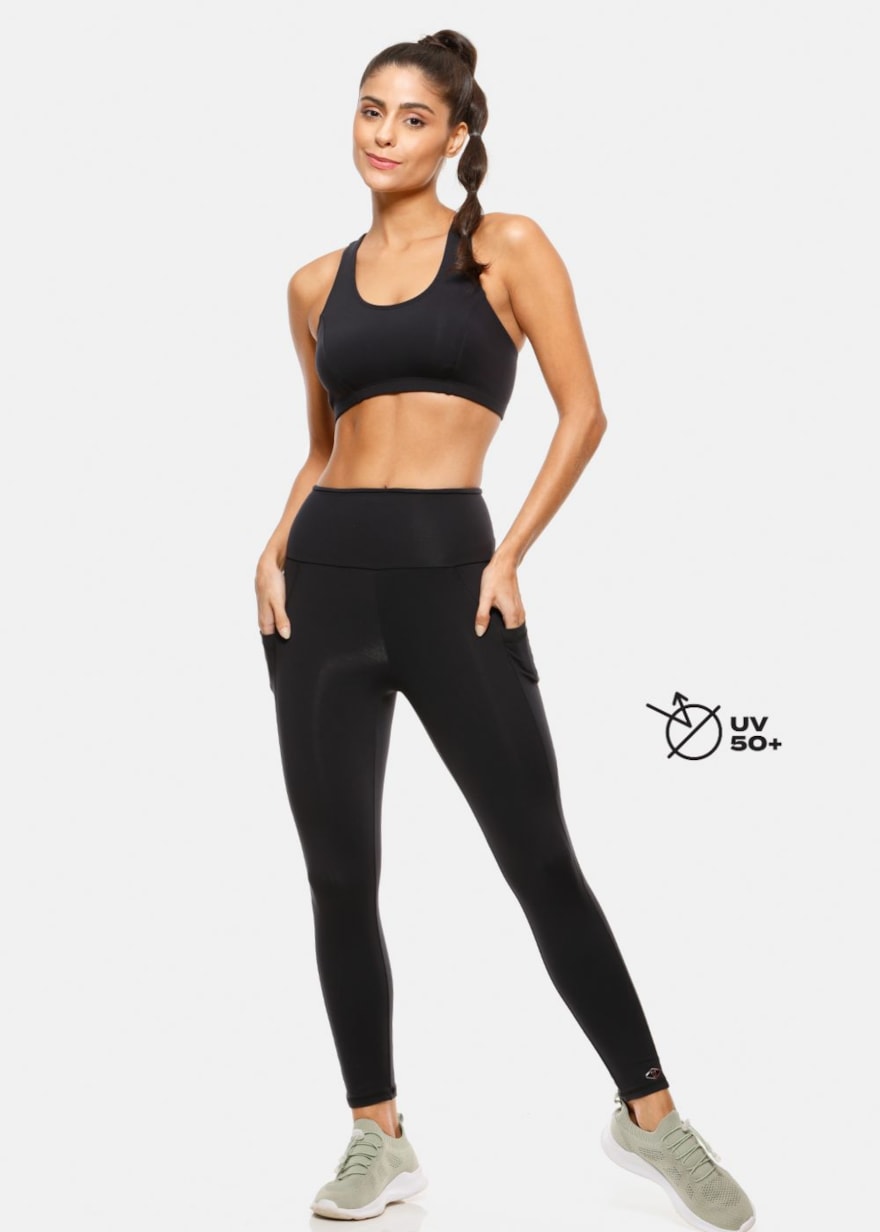 LEGGING 7/8 COM BOLSO PRETO LEGGING 7/8 COM BOLSO PRETO