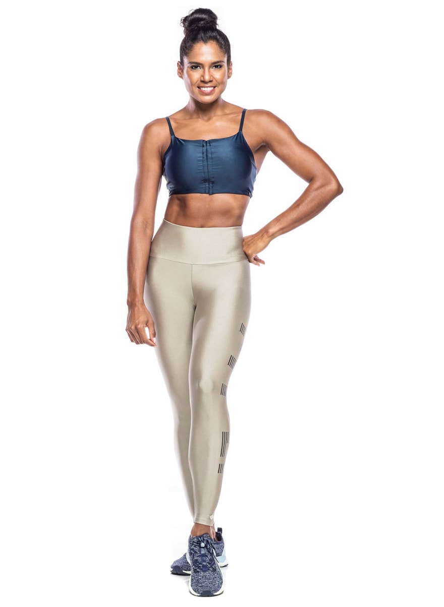 LEGGING 7/8 LI CINZA METALICO LEGGING 7/8 LI CINZA METALICO