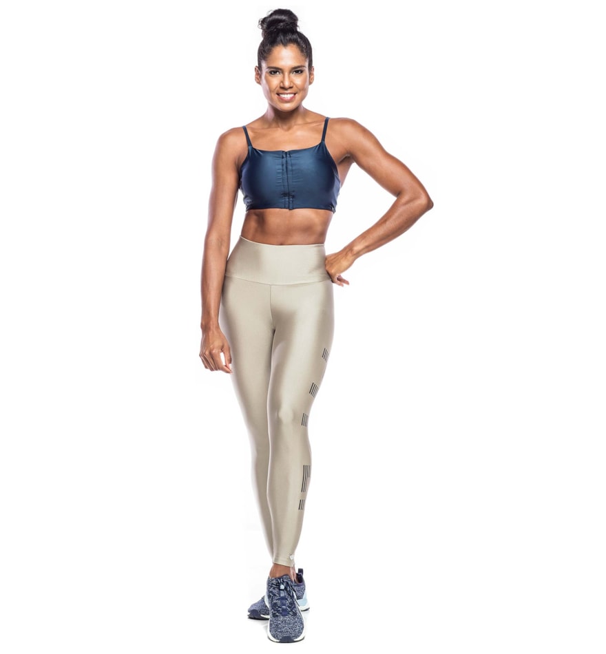 LEGGING 7/8 LI CINZA METALICO LEGGING 7/8 LI CINZA METALICO