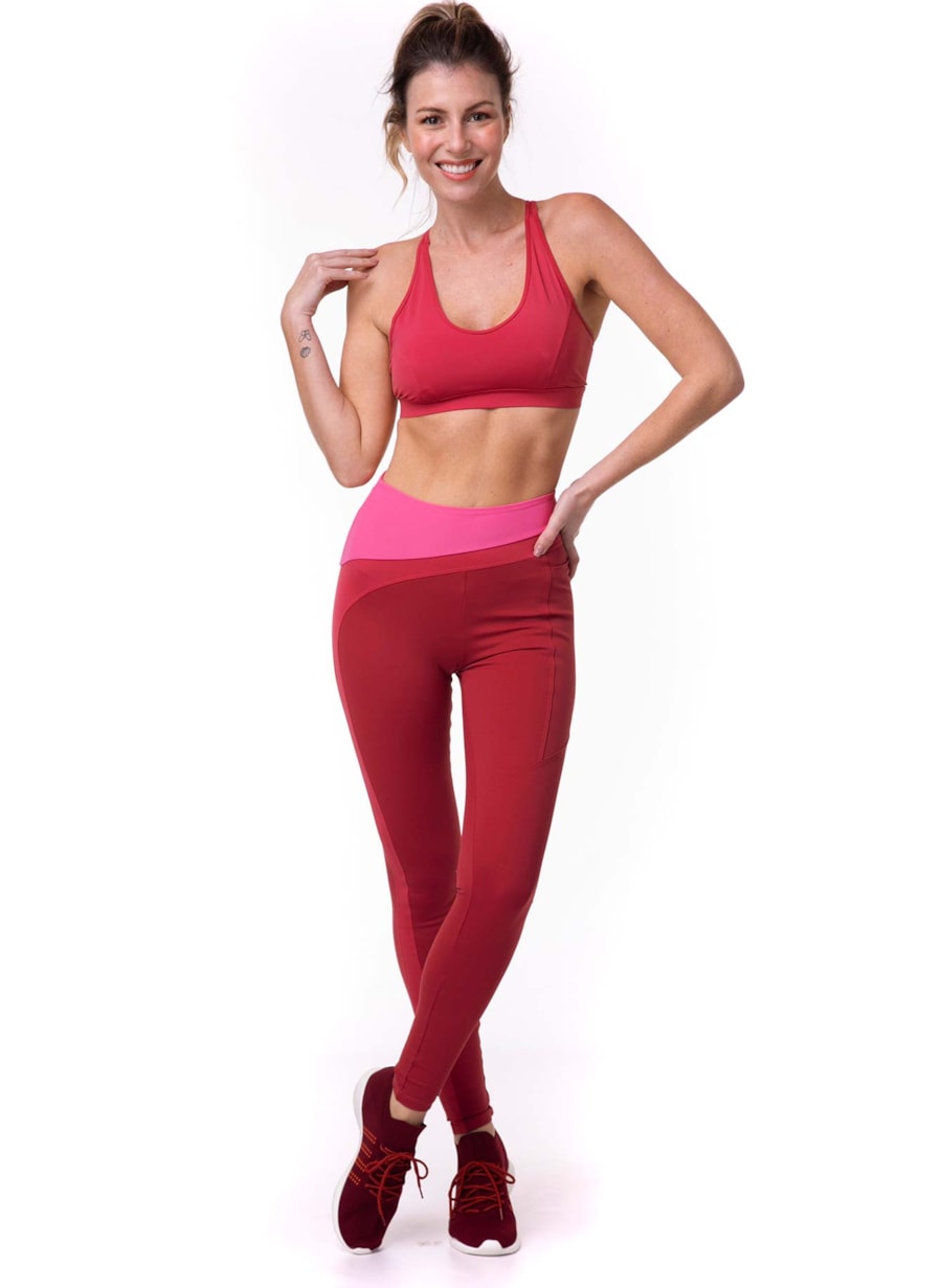 LEGGING ACTIVE CEREJA