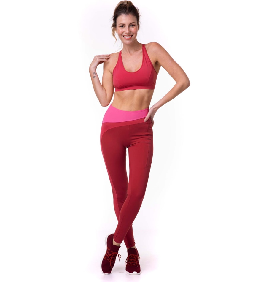 LEGGING ACTIVE CEREJA