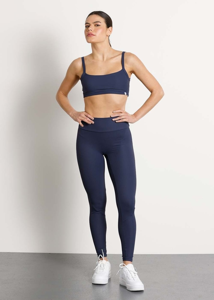 LEGGING BOLSO FIT SQUARE TX AZUL MARINHO LEGGING BOLSO FIT SQUARE TX AZUL MARINHO