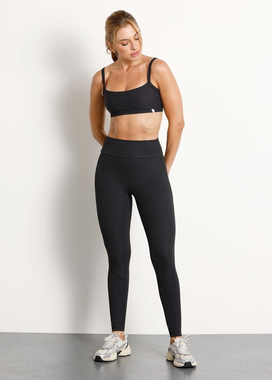 LEGGING BOLSO FIT SQUARE TX PRETO LEGGING BOLSO FIT SQUARE TX PRETO