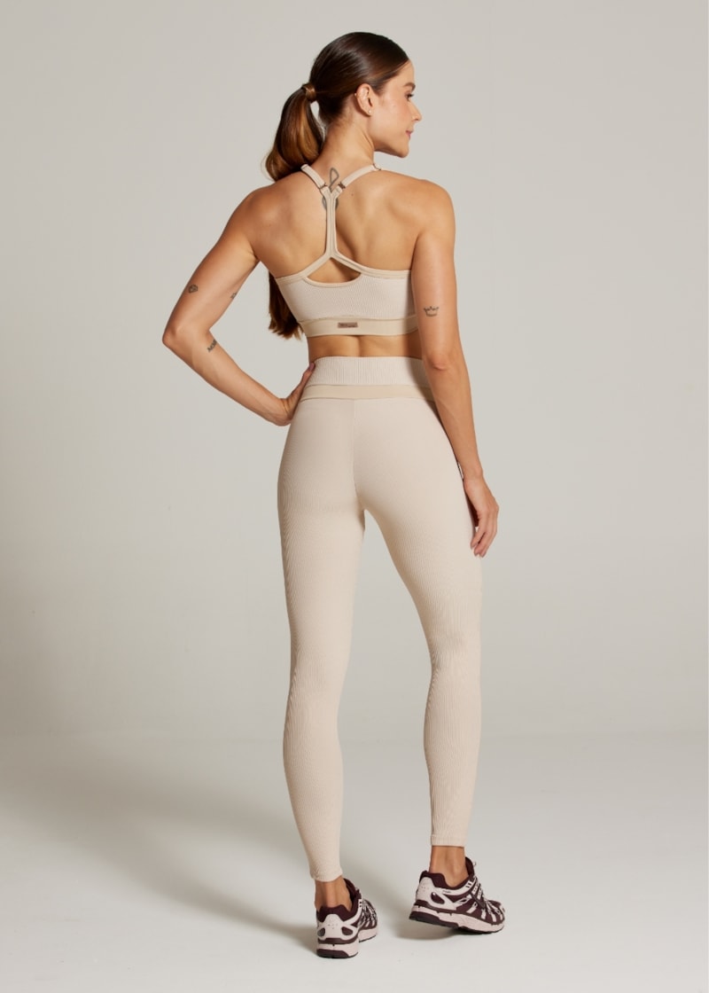 LEGGING CANELADA ESSENCE TX - AREIA