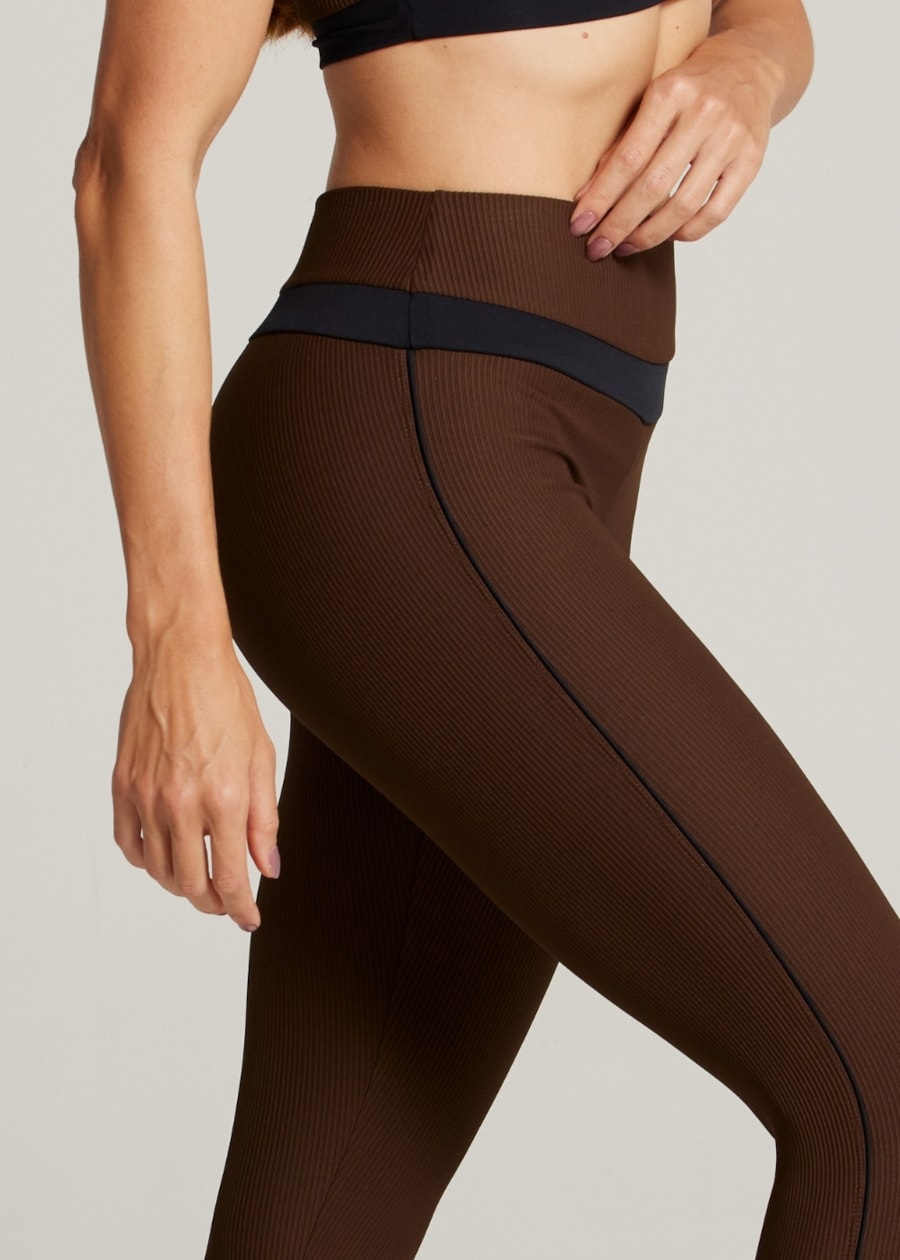 LEGGING CANELADA ESSENCE TX - COFFEE