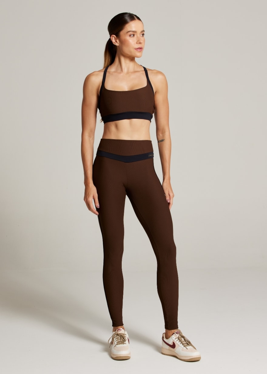 LEGGING CANELADA ESSENCE TX - COFFEE LEGGING CANELADA ESSENCE TX - COFFEE
