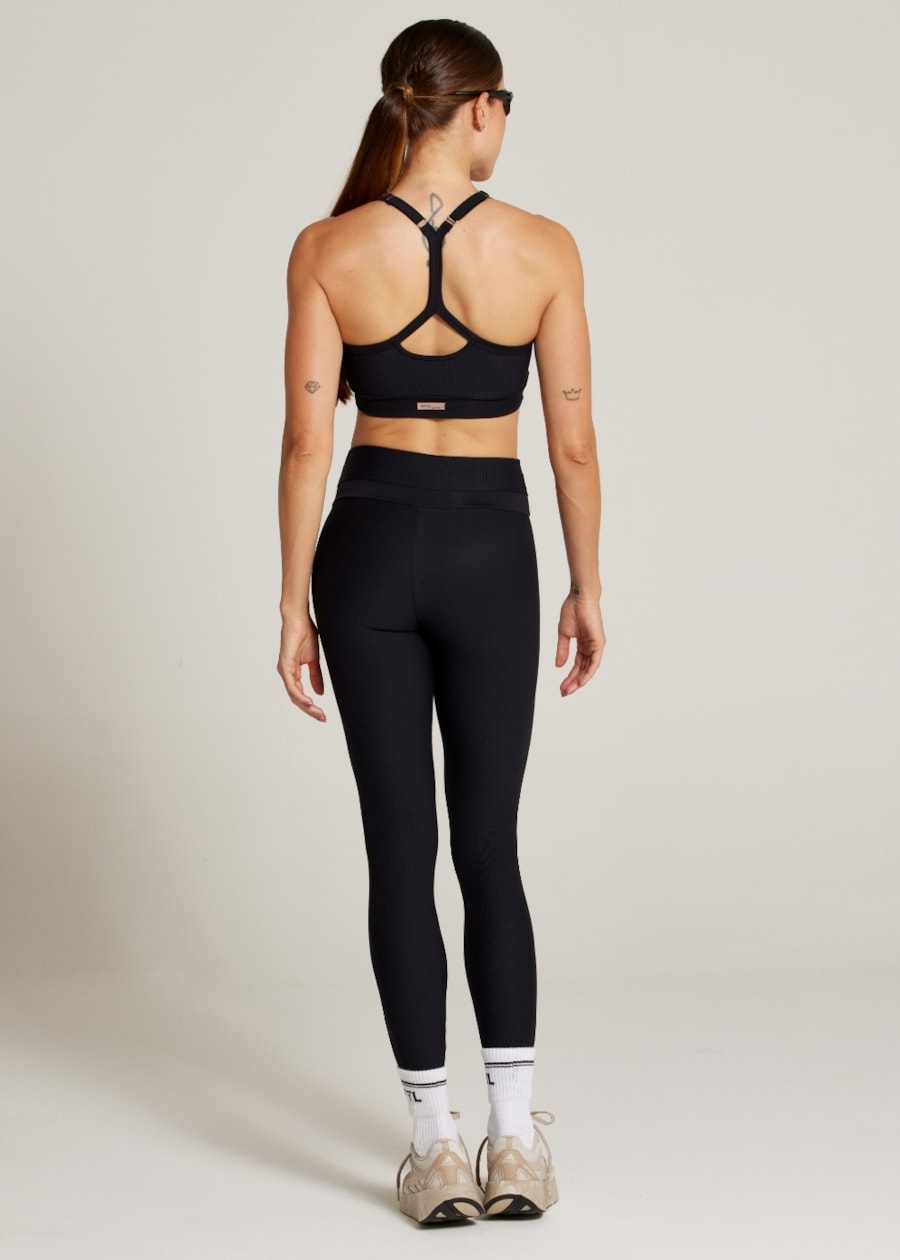 LEGGING CANELADA ESSENCE TX - PRETO