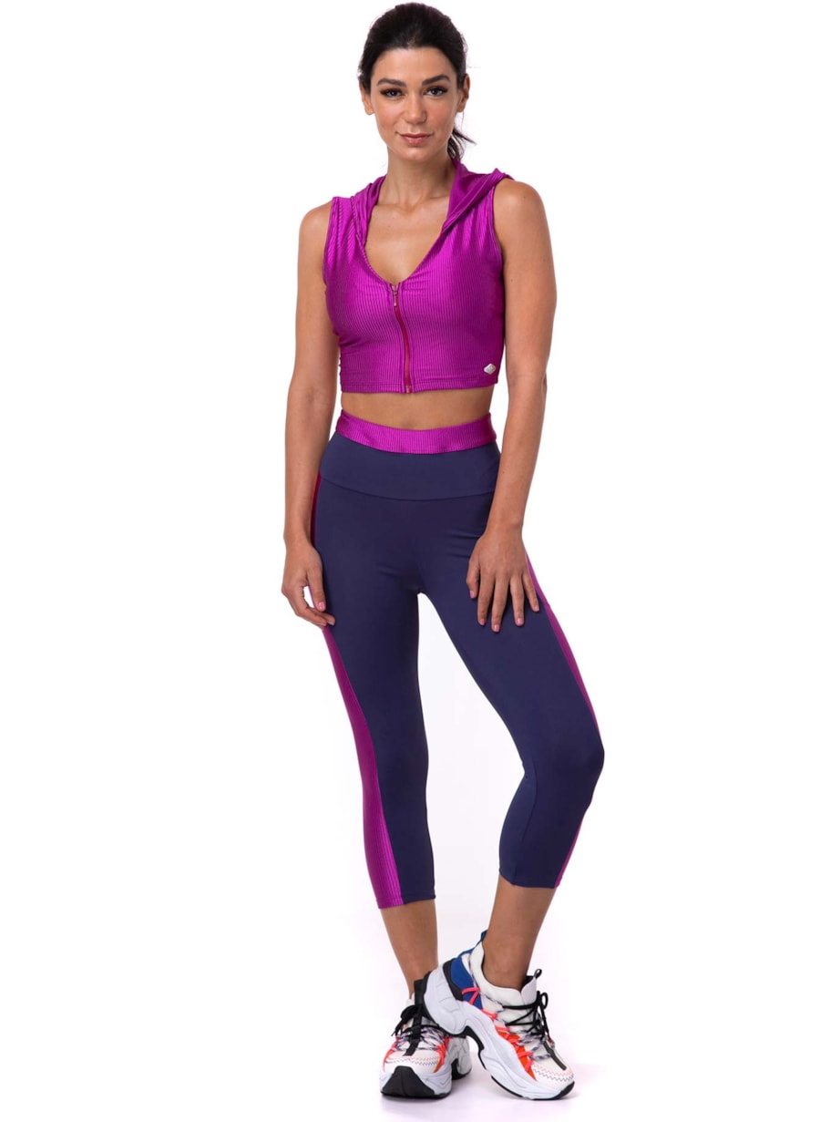 LEGGING CAPRI BOXER AZUL MARINHO