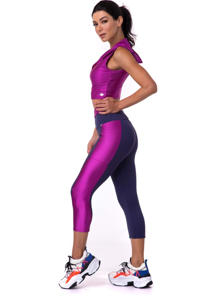 LEGGING CAPRI BOXER AZUL MARINHO