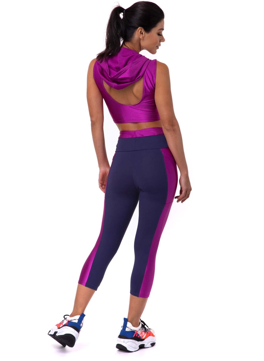 LEGGING CAPRI BOXER AZUL MARINHO