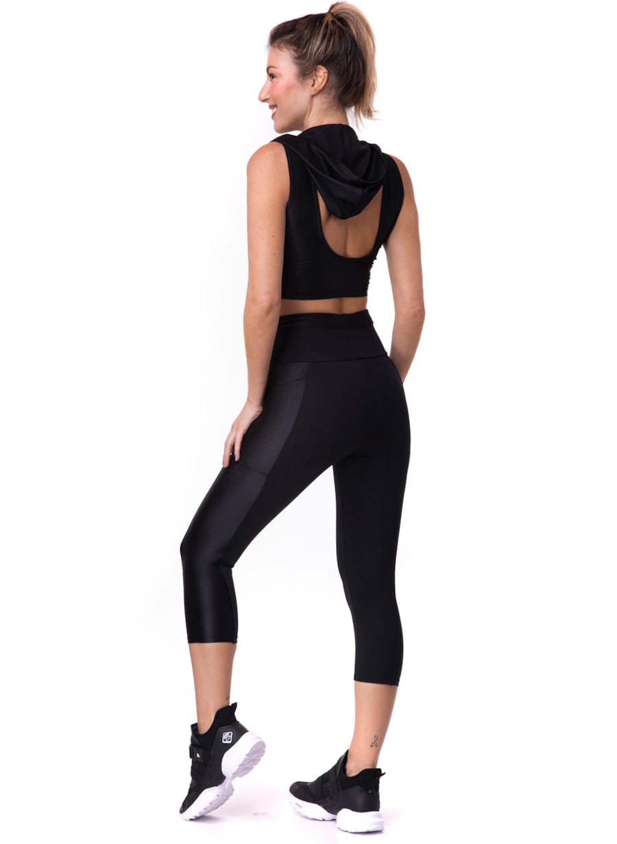 LEGGING CAPRI BOXER PRETO