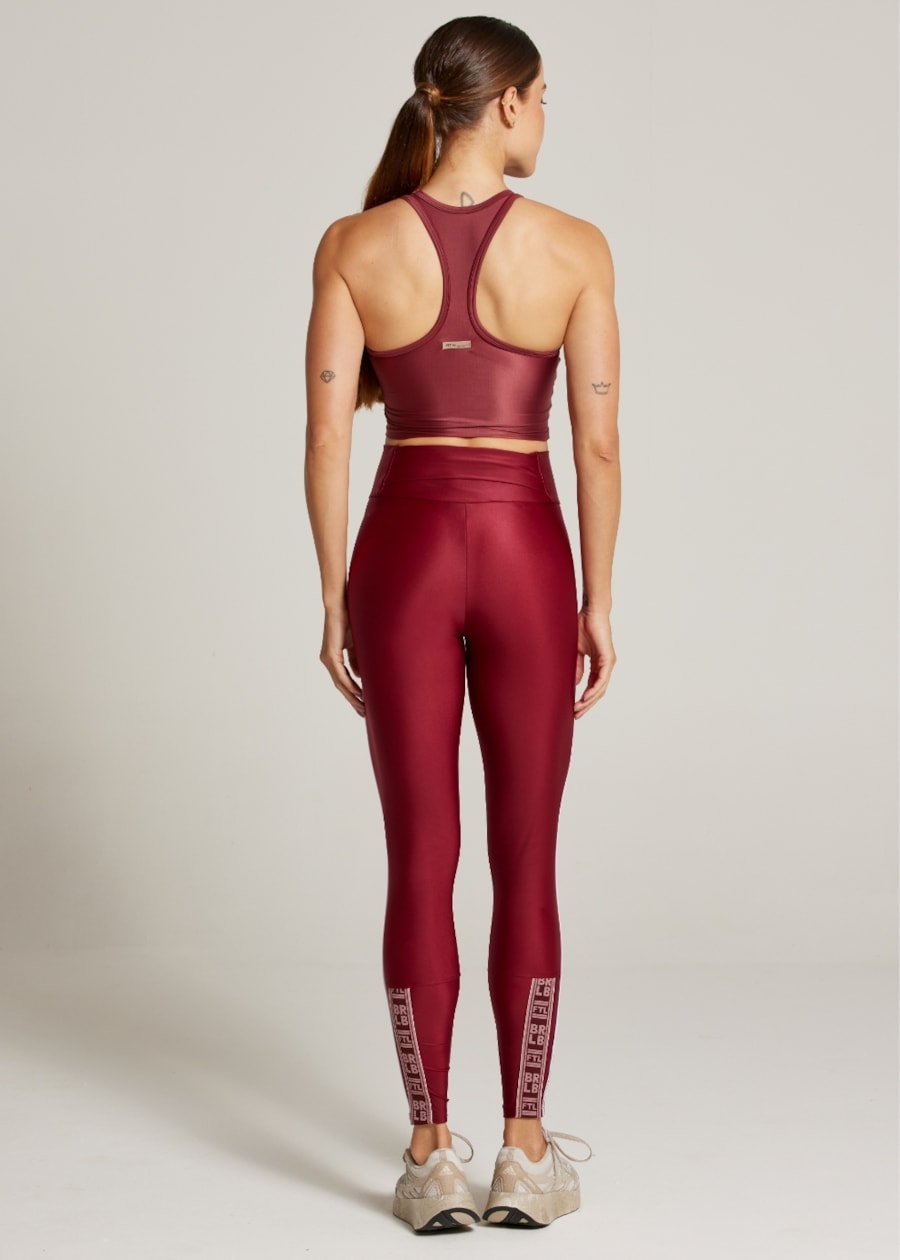 LEGGING COM BOLSO ATK VERMELHA