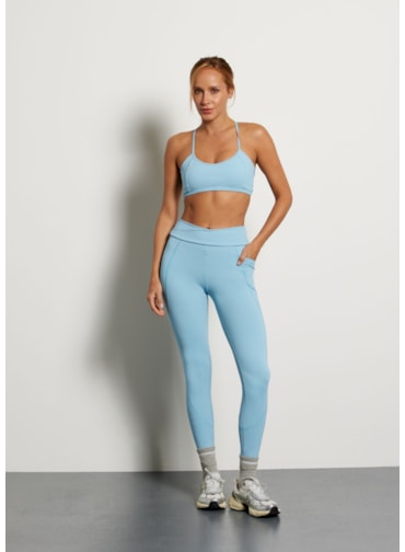 LEGGING COM BOLSO GROW NG AZUL CÉU