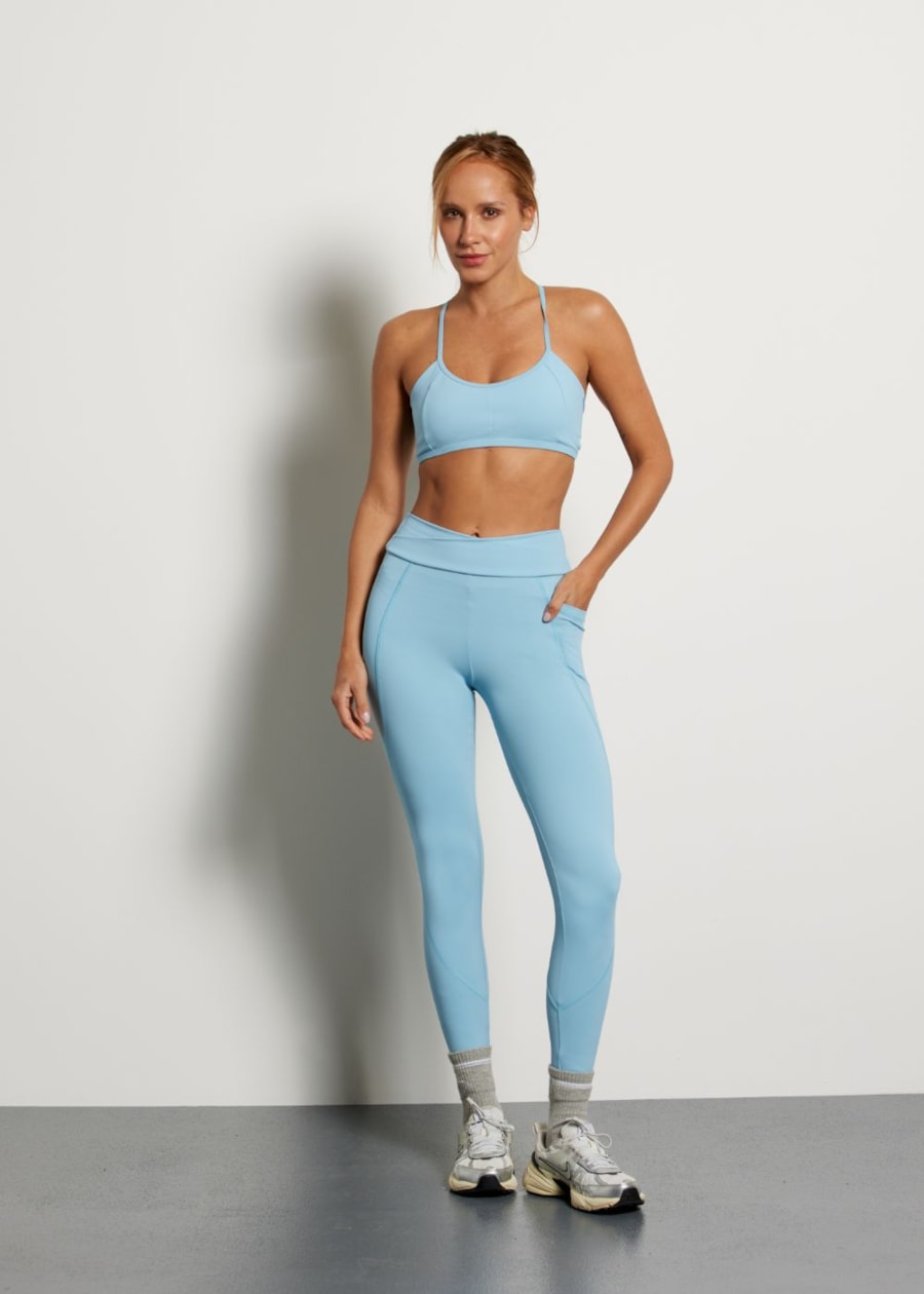 LEGGING COM BOLSO GROW NG AZUL CÉU