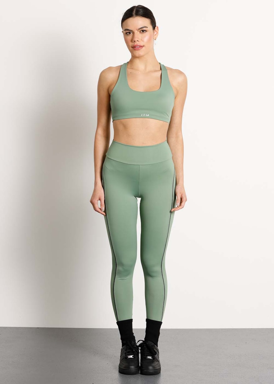 LEGGING COM RECORTE GO AR VERDE MALVA