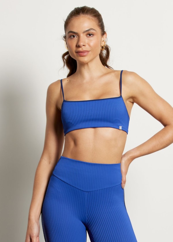 LEGGING CÓS ALTO YOUNG TX AZUL ÍNDIGO