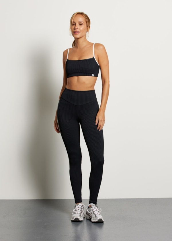 LEGGING CÓS ALTO YOUNG TX PRETO