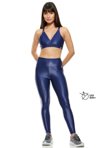 LEGGING CÓS MÉDIO CIRRÊ AZUL MARINHO