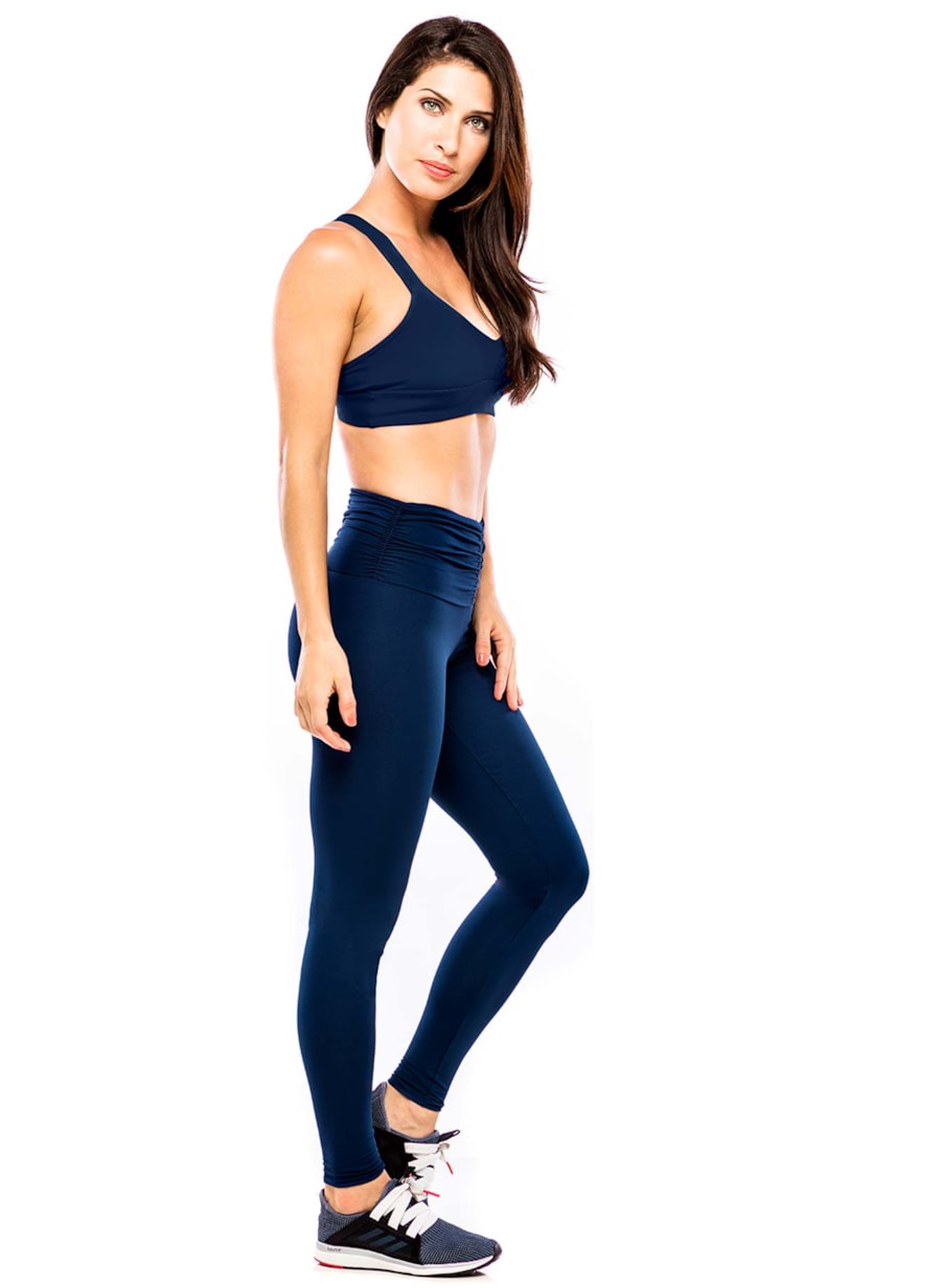 LEGGING DRAPPED AZUL