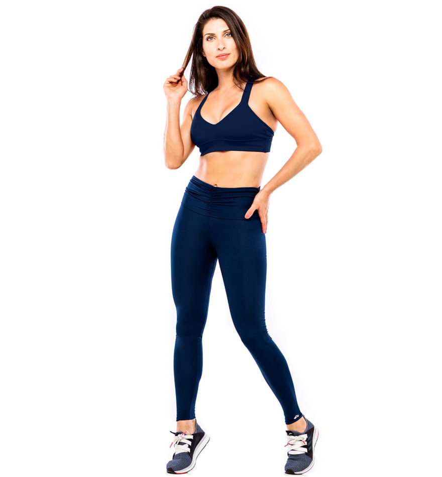 LEGGING DRAPPED AZUL LEGGING DRAPPED AZUL