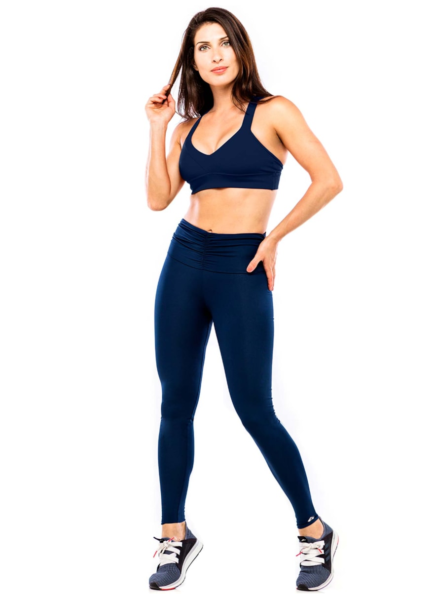 LEGGING DRAPPED AZUL LEGGING DRAPPED AZUL