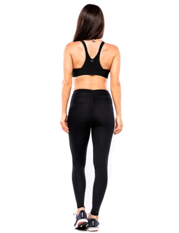 LEGGING DRAPPED PRETO LEGGING DRAPPED PRETO