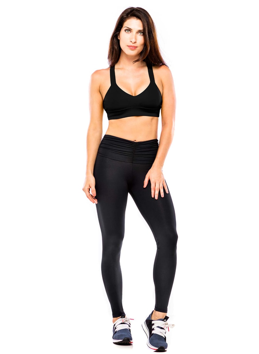 LEGGING DRAPPED PRETO