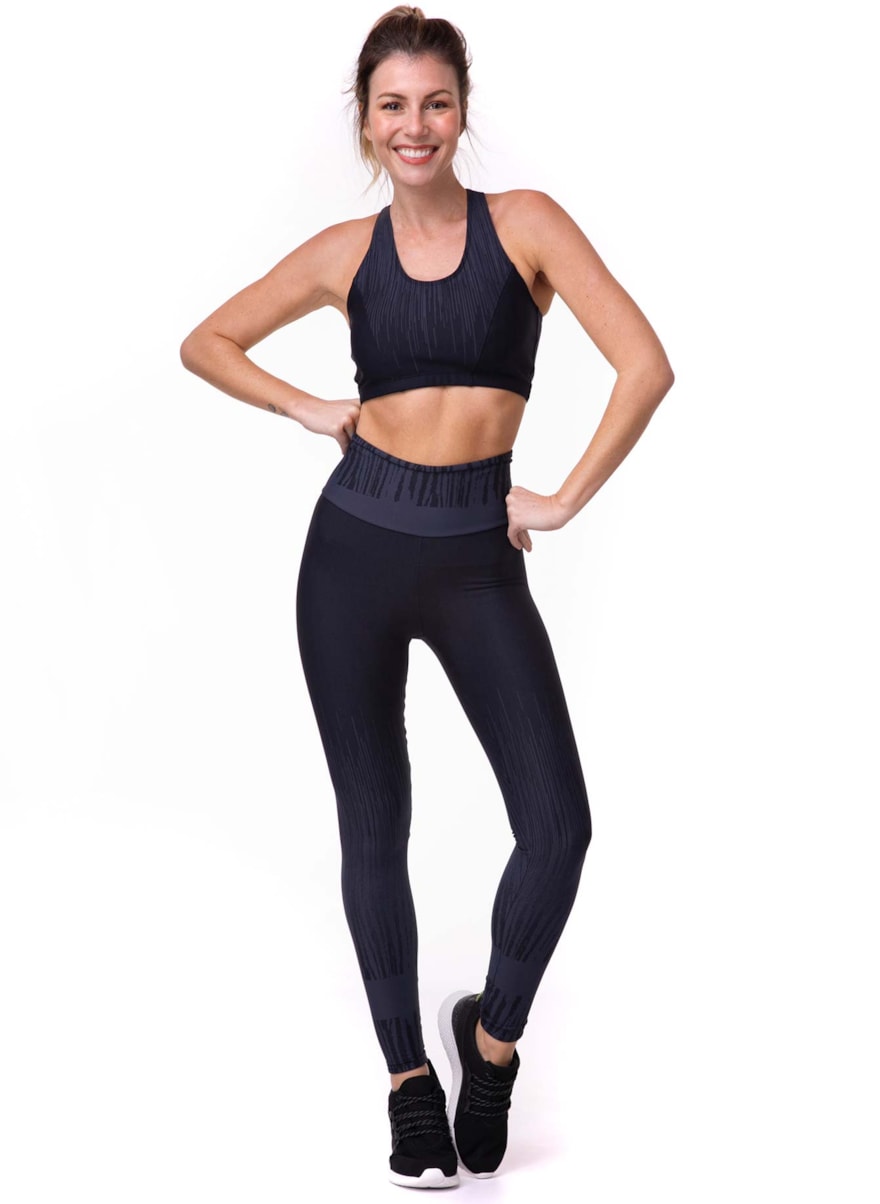 LEGGING JACQUARD BENSPORT MARINHO LEGGING JACQUARD BENSPORT MARINHO