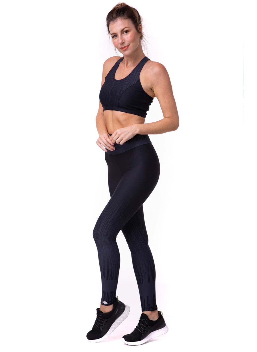 LEGGING JACQUARD BENSPORT MARINHO