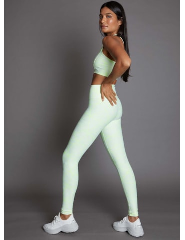 LEGGING JACQUARD HERO VERDE NEON