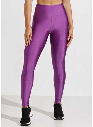 LEGGING LISA CÓS ALTO TRILOBAL ROXO ORQUÍDEA