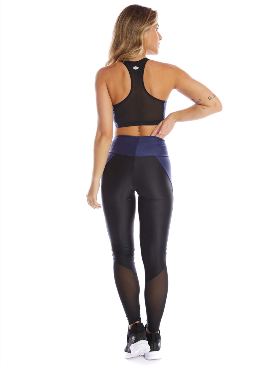 LEGGING MAGI PRETO/AZUL MARINHO