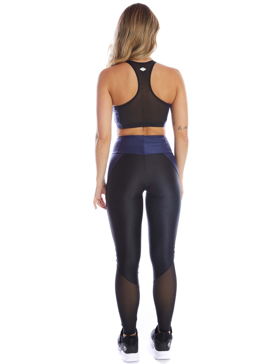 LEGGING MAGI PRETO/AZUL MARINHO