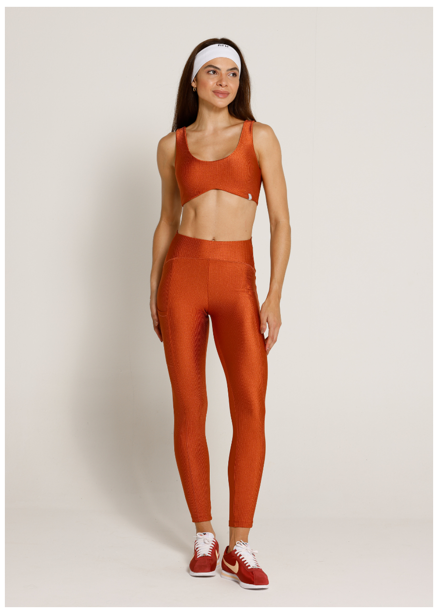 LEGGING MEMORIES TX TERRACOTA