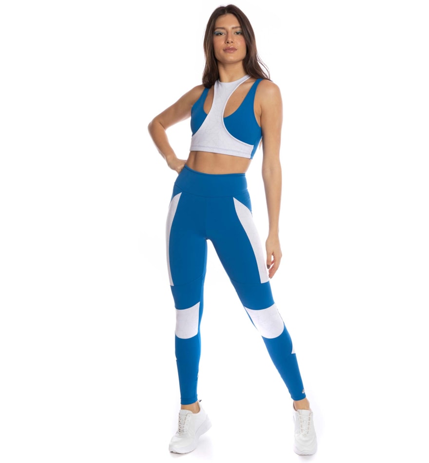 LEGGING REFLECTIVE AZUL GEL